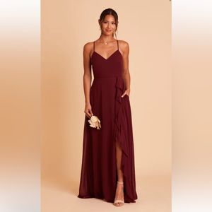 Birdy Grey - Theresa Chiffon Dress - Cabernet - M
